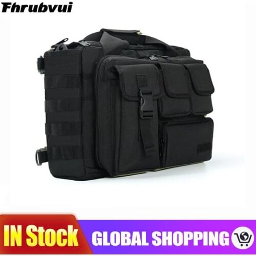15'' Military Laptop Bag Tactical Computer Backpack Messenger Fanny Belt Shouder Bags Camping Outdoor Sports Pack