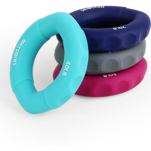 2020 Hand Grips Muscle Power Training Rubber Ring Exerciser Finger Wrist Strengthener Gripper Circle Carpal Expander Fitness