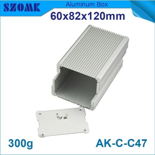 5pcs/lot 60(H)x82(W)x120(L) mm beautiful aluminium housing enclosures in silver color for GPS tracker