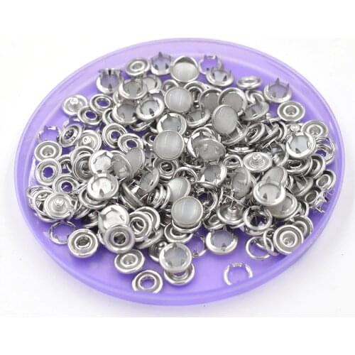 50 sets/lot pearl Snaps Rivets ToolDie Ipomoea buckle Eyelets EU environmental buttons install machine Non-toxic copper material