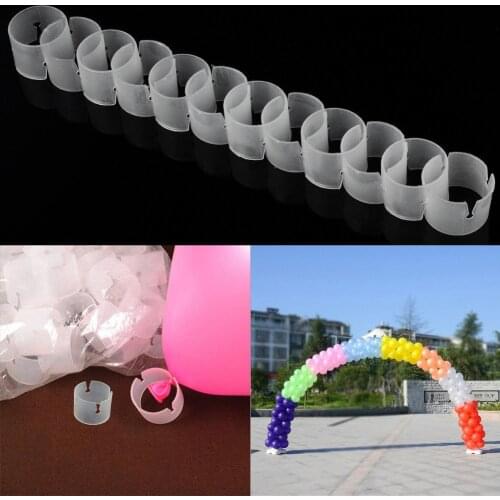 50pcs Balloon Arch Buckle Folder Clips Connectors Party Wedding Prom Decor Holiday Festival Celebration Supplies