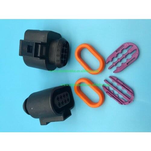 Free shipping 2sets 8 Pin 1.5 mm car waterproof connector auto electrical plug socket 1J0973714 1J0 973 714