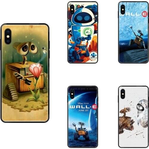 Big For Xiaomi Redmi Note 4 5 5A 6 7 8 8T 9 9S Pro Max Black Soft Top Detailed Popular Case Wall.e Rubber