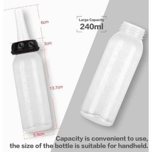 Abdl adult bottle 240ML Baby Large Silica gel Nipple feeding Bottle Set Adult Bottle Infant Nursing Bottle for adult baby daddy