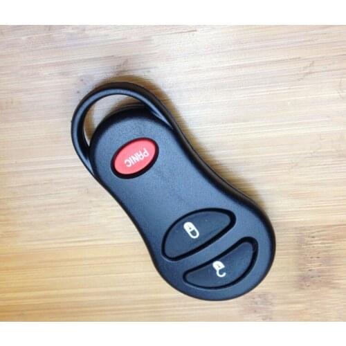 Keyless Entry 3 Button Remote Key Control Shell Case For Chrysler Fob Key Cover