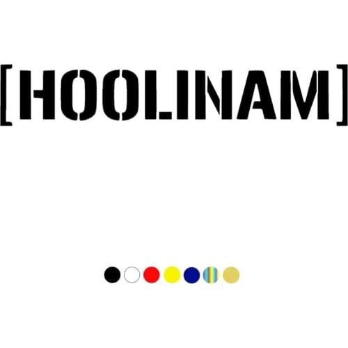 CS-1173#60*11cm HOOLINAM funny car sticker vinyl decal silver/black for auto car stickers styling