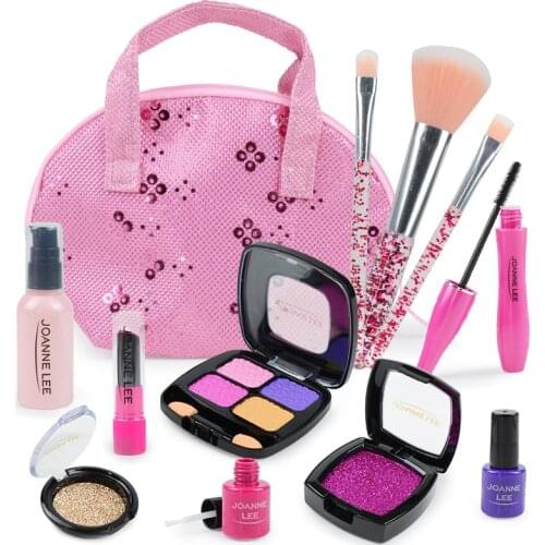 Kids Make Up Set Toy for Girls Simulated Makeup Play Toys for Girl Handbag Childrens Fake Cosmetics Dressing Toy Set Girl Toys