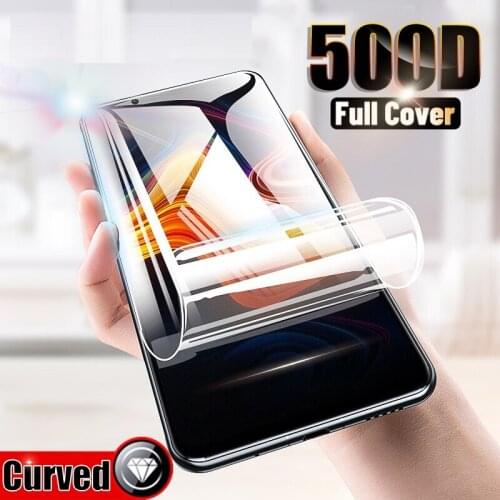 Full Cover Hydrogel Film On For OPPO Realme C3 Full Cover Protective Screen Protector For OPPO Realme C3i Shield Saver