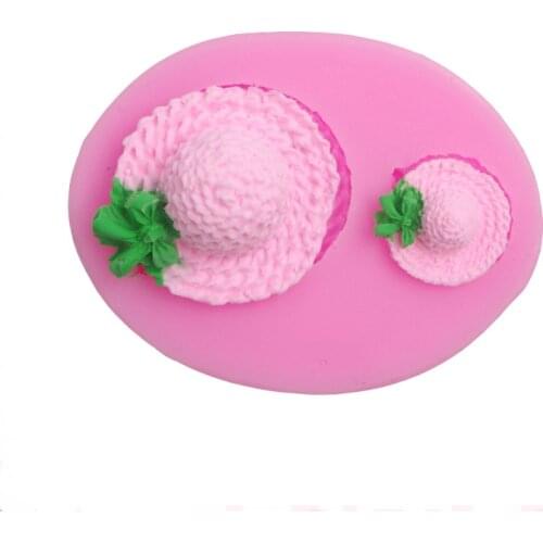 Luyou DIY Beautiful Hat Shape 3D Silicone Fondant Cake Mold Tools For Cake Decorating Tools FM1059