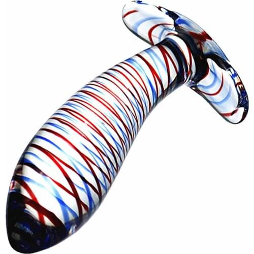 Pyrex glass dildo sex toys for women/lesbian big bead fake dick thrusting vagina/anal butt prostate massager plug adult sex tool