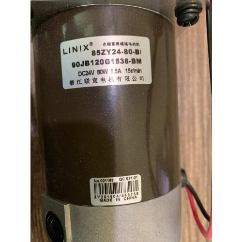 90jb75g1538 linix Double output shaft motor Permanent magnet DC motor motor 85ZY24-80-B 90JB120G1538 90jb180g1538 90jb60g1538