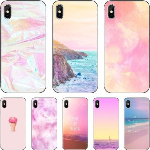 Soft TPU Transparent Cell Phone Cases For Huawei Nova 2 2i 3 3i Y3 Y5 Y6 Y7 Y9 Prime 2015 2016 2017 2018 2019 Pink Color