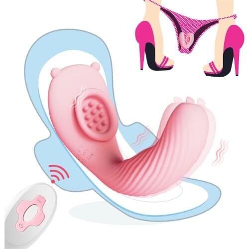 Wearable Tongue Oral Licking Vibrators Sex Toys For Women Remote Control Clitoris Stimulator Dildo Egg Vibrator Adult Product