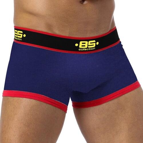 85 Brand 50PC/LOT Wholesale Comfortable Underwear Men Boxers Breathable Cotton Men Boxers Quick Dry Male Panties Sleepwear Mesh