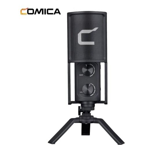 COMICA STM-USB Professional Desktop USB Microphone Cardioid Condenser Mic for YouTube Video Recording Streaming Broadcast Games