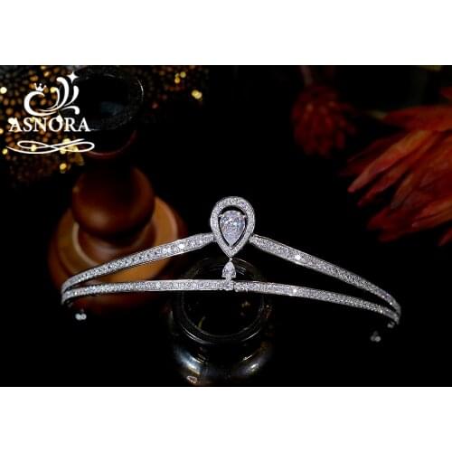 New Silver Color Crystal Tiaras And Crowns For Women Wedding Crown Bridal Hair Accessories Classic European Queens Crown