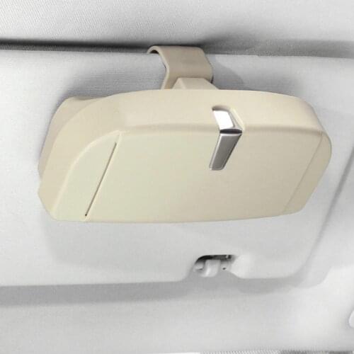 Universal Car Glasses Box Storage Holder Sunglasses VW BMW Mount Clip Case Interior Visor Audi Accessories Auto For Fo J6L8
