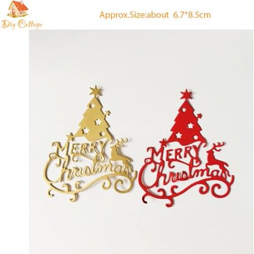 Cutting dies 2019 new 6.7*8.8 cm Christmas tree cutting die for card scrapbook DIY home decoration dies