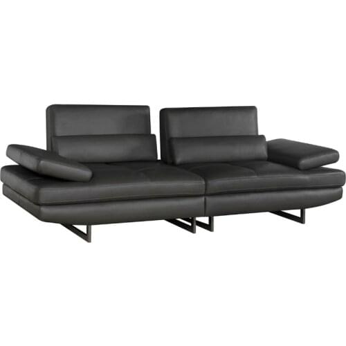 High quality cow top graded real genuine leather sofa/living room sofa furniture latest style home used 3 seater leather couch