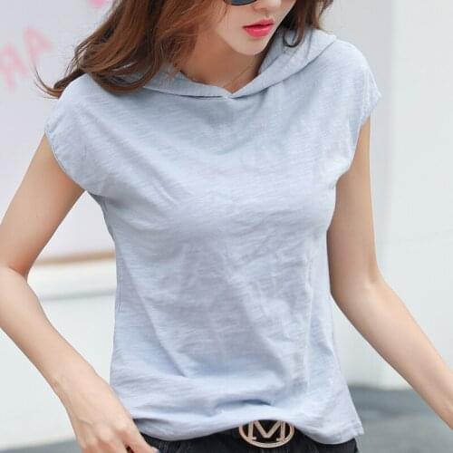 XING WEI SI Women's Hooded T-shirts