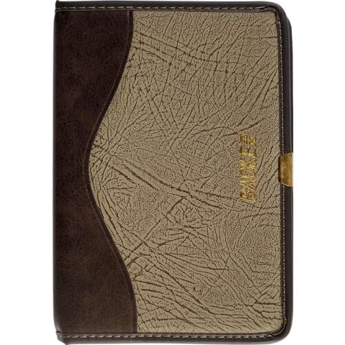 Baoke Stationery Notebook NB1236 Loose-leaf PVC Leather Notebook 100 Page Notepad Student Diary Office Stationery