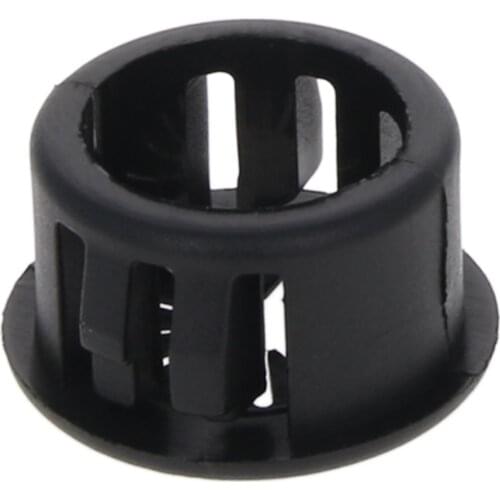 Fielect 10/20/30/25/45Pcs Black Snap-In Expandable Locking Nylon Grommets/Nut EHR-19/16mm
