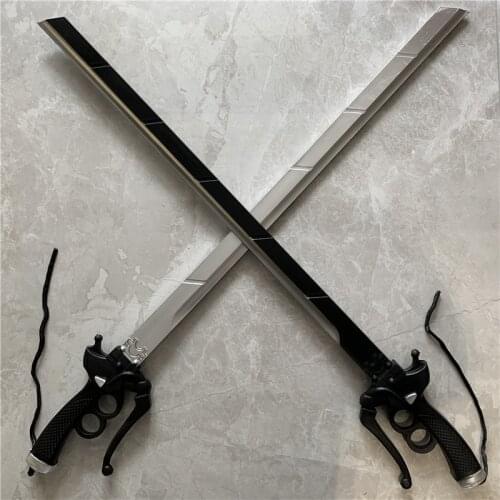 95cm Attack On Titan Mikasa Ackerman Sword 1:1 Props Weapon Eren Rivaille Mikasa Sword Cosplay Weapon Halloween Cos Props