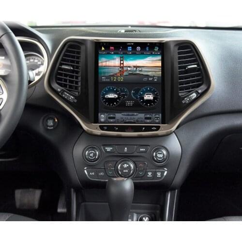 Tesla Style screen Android 9.0 stereo Car multimedia Player For JEEP Cherokee 2014-2019 car GPS radio tape recorder BT head unit