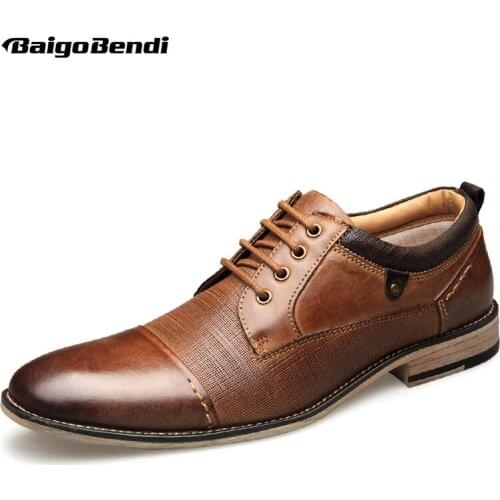 Мужские классические туфли BAIGO BENDI China At AliExpress