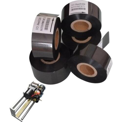 Black Width 35mm length 100m printing hot roll for packing bags