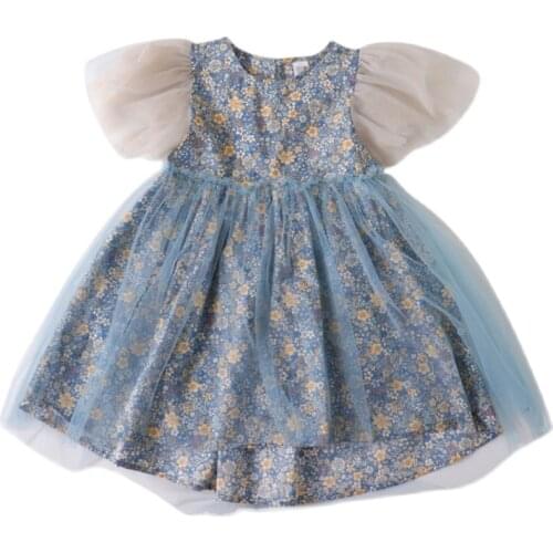 Baby Cute Dresses For Kids Girl Clothes Toddler 4 5 6 years Birthday Princess Tutu Mesh Fashion Girls Dress Elegant 2021 Summer
