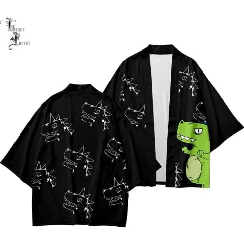 Funny Dragon 3D Printing Japanese Kimono Haori Yukata Women/Men Fashion Harajuku Summer Casual Cool Short Sleeve Streetwear