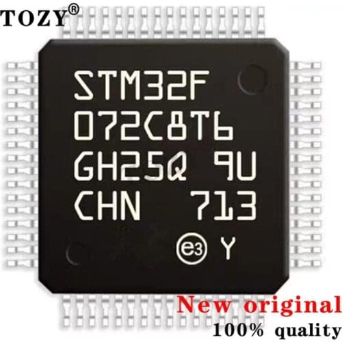 5/10/20/50pcs / lot new origina Stm32f072c8t6 LQFP-48 arm Cortex-M0 32 bit MCU
