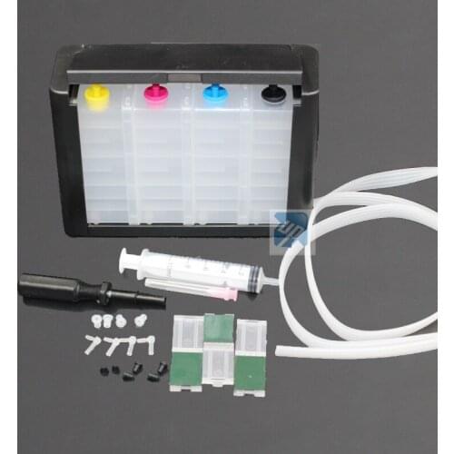 Continuous ink system 4 color CISS kit with accessories ink tank for for Epson/HP/Canon/Brother printer