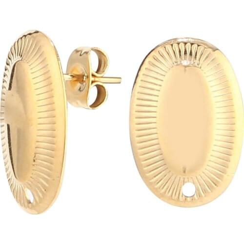 New stainless steel Earring Post with hole ,20pcs/lot