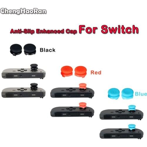 ChengHaoRan Anti-Slip Enhanced Extra High Thumb Stick Grip Cap Joystick Case Cover for Nintend Switch NS Lite Joy-Con Controller