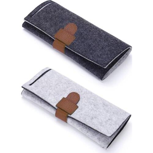 Portable Roll-up Felt Jewelry Roll Storage Bag Folding Travel Earrings Necklaces Bracelets Rings Container Storage