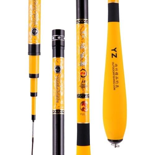 2.7m-6.3m Carp Fishing Pole Super Hard Ultra Light Fishing Rod Carbon Fiber Hand Stick Taiwan Fishing Canne De Pesca