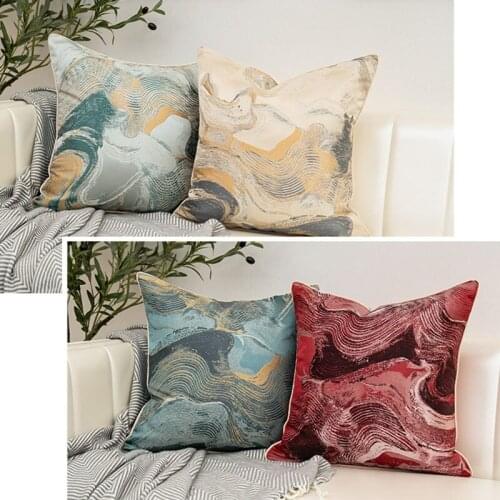 Light Luxury Style Ribbon Pillowcase Modern Minimalist Pillow Cushion Model Room Pillowcase Home Decoration Supplies