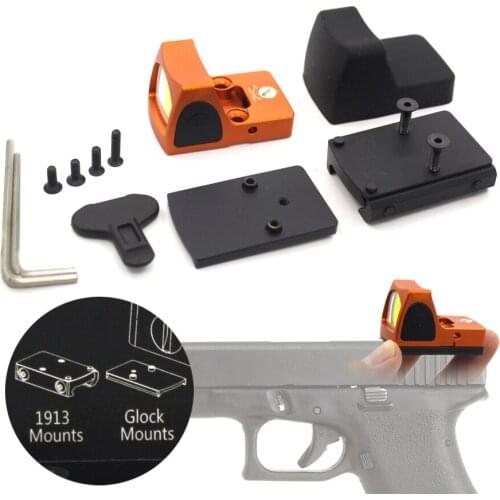 Tactical RMR Reflex Red Dot Sight 3.25 MOA Scope for Glock Hunting Fit 20mm Pictinny Rail Mounts Sport Toll