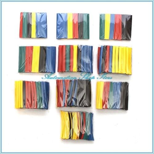 520Pcs 60mm 2:1 Polyolefin Heat Shrink HeatShrink Tube Tubing Assorted Wrap Wire Kit