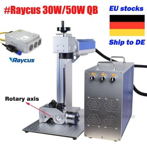 NO tax to EU Raycus 50W QB Fiber Laser Metal Marking Printer Machine Laser Engraving Machine Stainless Steel DIY Laser Engrave