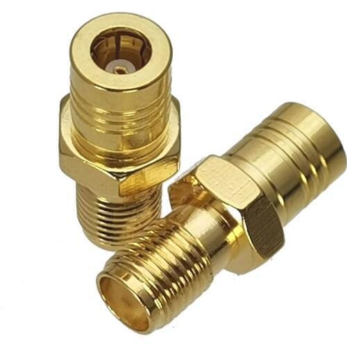 10Pcs SMA Female Jack to SMB Female Jack RF Adapter Connector Coaxial High Quanlity straight