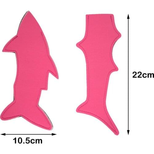 12pcs/set Popsicle Set Reusable Portable Functional Shark Popsicle Ice Bag Ice Sleeves Freezer Holders for Ice Cream Popsicle