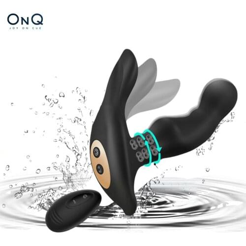 Remote Control Anal Plug for Women Vibrating Butt Plug 10 Modes Anal Toys Dual Head Prostate Stimulation for Men Sex Shop Gspot