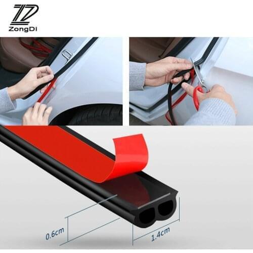 Auto Interior B Shape Car Door Rubber Seal Strips Sticker for Honda Civic 2006 2011 Dio Crv Peugeot 206 307 308 207 208 407 3008