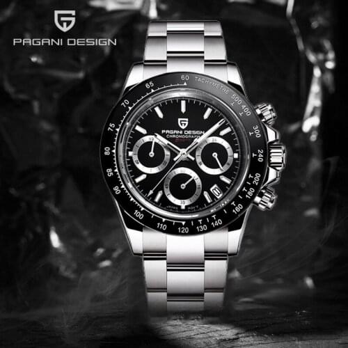 PAGANI DESIGN Mens Watches Top Brand Luxury Quartz Watch Sport Chronograph male Clock Waterproof 100M Relogio Masculino 2020