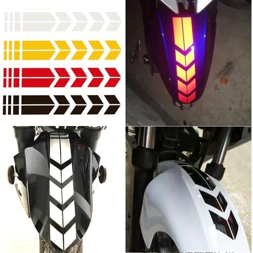 Electric Motorcycle Pull Flower Race Track Sports Stripe Reflective Waterproof Car Fender Waterproof Car Decoration Stickers