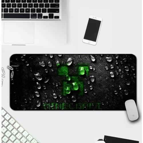 Game world Creeper face Comfort Mouse Mat Gaming Mousepad Computer Gaming Natural Rubber with Locking Edge Gaming Mouse Mat