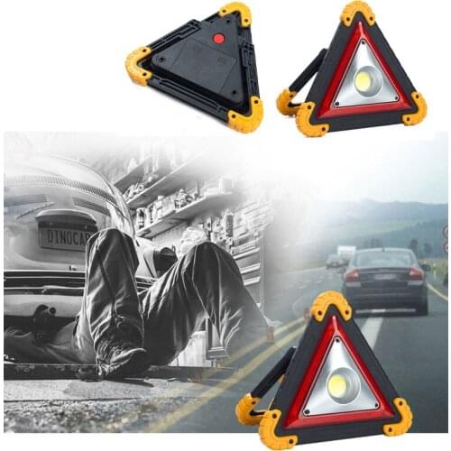 NEW Car Dual Light Source Tripod Signal Lamp Traffic Warning Light Fault Hazard Parking Folding Tripod Motorbike Warning Light
